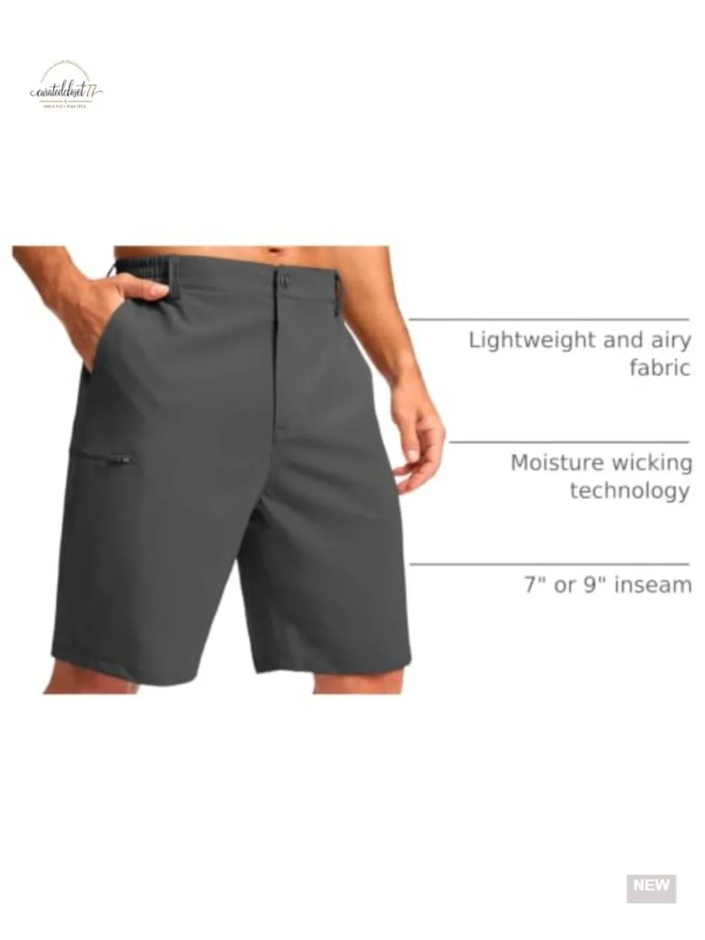 Men's Quick-Dry Golf Shorts 7